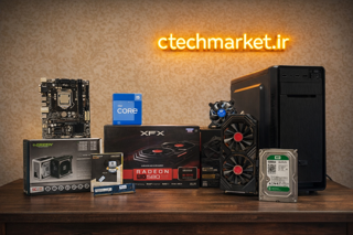 کیس گیمینگ کامل با 6 ماه گارانتی همراه هارد ssd کد (g15)